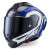 Каска ALPINESTARS Supertech R10 Arius Black/White/Blue thumb