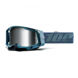 Мотокрос очила 100% RACECRAFT 2 Battleship - Mirror Silver