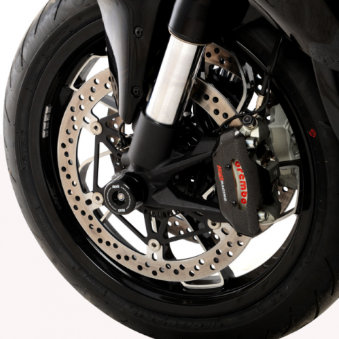 Краш тапи за ост R&G RACING Fork Protectors Black Ducati Diavel V4 23-26 Краш тапи за ост R&G RACING Fork Protectors Black Ducati Diavel V4 23-26