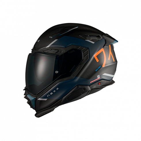 Каска NEXX X.WST3 MANGA ORANGE/BLUE MATT