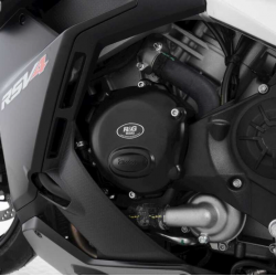 Протектор за двигател R&G RACING (Generator) Left Crankcase Protection Cover Black Aprilia Tuono 1100 V4 21-24 / RSV4 1100 22-24