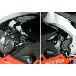 Краш тапи R&G RACING Aero Crash Protectors Black Aprilia RS4 125 10-17
