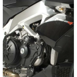 Краш тапи R&G RACING Aero Crash Protectors Black Aprilia Tuono V4 11-13 / R 15-16