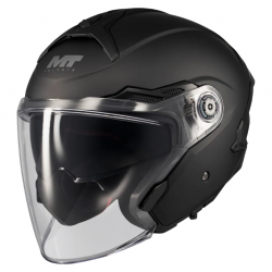 Скутер каска MT COSMO SV PURE A1 BLACK MATT