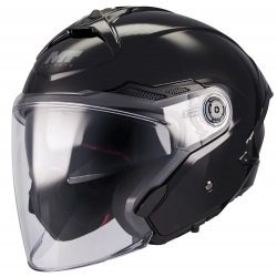 Скутер каска MT COSMO SV PURE A1 BLACK GLOSS