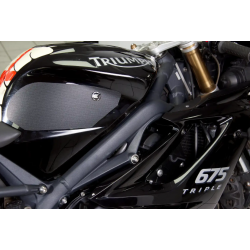 Протектор за резервоар R&G RACING Eazi-Grip Pro Tank Traction Pads Set - Black Triumph Daytona 675 06-12