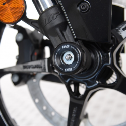 Краш тапи за ост R&G RACING Fork Protectors Black KTM RC 125 22-26 / 390 22-26 / Duke 125 /390 24-26