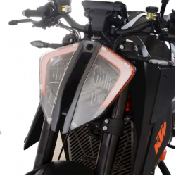 Стъклен протектор за фар R&G RACING Headlight Shield Translucent KTM 1290 Super Duke 20-23