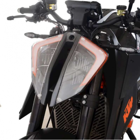 Стъклен протектор за фар R&G RACING Headlight Shield Translucent KTM 1290 Super Duke 20-23 Стъклен протектор за фар R&G RACING Headlight Shield Translucent KTM 1290 Super Duke 20-23