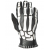 Кожени ръкавици JOHN DOE SKELETOR LEATHER BLACK/WHITE thumb