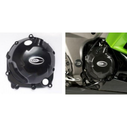 Протектор за двигател R&G RACING Right Crankcase Protection Cover Black Kawasaki Z1000/SX