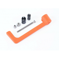 Протектори за кормило R&G RACING Brake Lever Guard Orange Yamaha Tenere 700 19-24