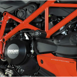 Краш тапи R&G RACING Aero Crash Protectors Black Ducati Streetfighter 848 12-15