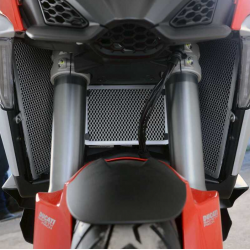 Протектор за радиатор R&G RACING Oil Cooler Guard Aluminum - Ducati Multistrada V4(S) 21-24