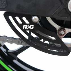 Протектор за верига R&G RACING Toe Chain Guard (Shark Tooth) Black Kawasaki Ninja 400 18-24