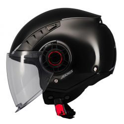 КАСКА ЗА СКУТЕР METRO S SOLID V2 A1 BLACK GLOSS