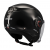 КАСКА ЗА СКУТЕР METRO S SOLID V2 A1 BLACK GLOSS thumb