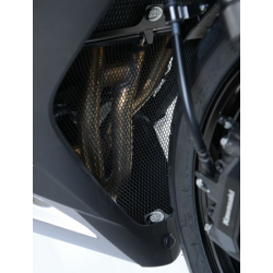 Протектор за генерация R&G RACING Aluminium Downpipe grille - Black Kawasaki Z1000 SX 11-19