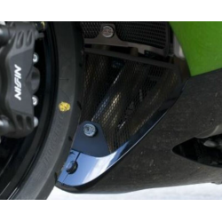 Протектор за генерация R&G RACING Aluminium Downpipe grille - Black Kawasaki ZZR1400 06-19