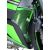 Протектор за генерация R&G Racing Aluminium Headpipe grille - Green Kawasaki Ninja 650 17-26 thumb