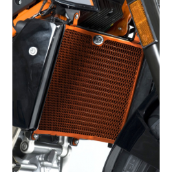 Протектор за радиатор R&G Racing Aluminium Radiator guard - Orange KTM Duke 690 R 13-17