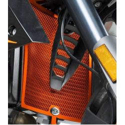 Протектор за радиатор R&G Racing Aluminium Radiator guard - Orange KTM Superduke 990 04-12