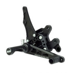 Степенки R&G RACING black adjustable rearsets Kawasaki ZX-10R 16-25