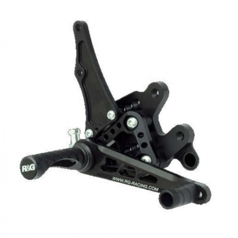 Степенки R&G RACING black adjustable rearsets Kawasaki ZX-10R 16-25 Степенки R&G RACING black adjustable rearsets Kawasaki ZX-10R 16-25