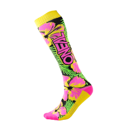 Термо чорапи O'NEAL PRO MX ISLAND pink/green/yellow