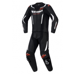 КОЖЕН ЕКИП ALPINESTARS 2PCS GP Force V2 Black/White/Fluo Red КОЖЕН ЕКИП ALPINESTARS 2PCS GP Force V2 Black/White/Fluo Red