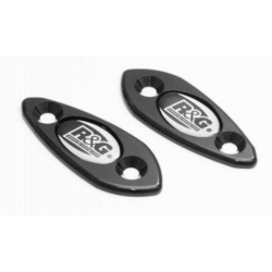 Плоча за огледала R&G RACING Mirror Blanking Plate - Black Kawasaki ZX6R/RR 09-12