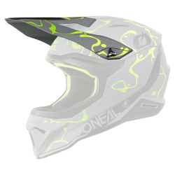 Козирка за каска O'neal 1SERIES SPLASH GRAY/NEON YELLOW