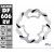 Преден спирачен диск Galfer WAVE FIXED 260x3mm DF606RW thumb