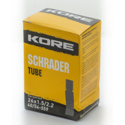 Вело вътрешна гума KORE SHRADER 26 X 1.5/2.2 TUBE