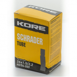 Вело вътрешна гума KORE SHRADER 26 X 2.3/2.5 TUBE