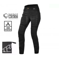 Дамски мото дънки TRILOBITE PARADO DOUBLELAYER SLIM FIT BLACK LEVEL 2 Дамски мото дънки TRILOBITE PARADO DOUBLELAYER SLIM FIT BLACK LEVEL 2