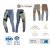 Мото дънки TRILOBITE PARADO DOUBLELAYER AAA REGUAL FIT MEN BLACK LEVEL 2 thumb