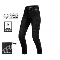 Дамски мото дънки TRILOBITE PARADO DOUBLELAYER SLIM FIT BLACK AAA(A) LEVEL 2 Дамски мото дънки TRILOBITE PARADO DOUBLELAYER SLIM FIT BLACK AAA(A) LEVEL 2