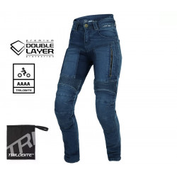 Дамски мото дънки TRILOBITE PARADO DOUBLELAYER SLIM FIT BLUE AAA(A) LEVEL 2 Дамски мото дънки TRILOBITE PARADO DOUBLELAYER SLIM FIT BLUE AAA(A) LEVEL 2