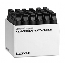 Комплект вело лостове за гуми LEZYNE MATRIX LEVER BOX Of 30 Black Tire Levers