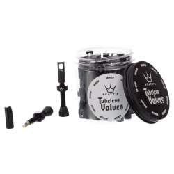Комплект вело вентили Workshop Pack - Peaty's x Chris King (MK2) Tubeless Valves - 42mm / Black (26 Single Valves)
