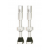 Вело вентил Peaty's x Chris King (MK2) Tubeless Valves - 42mm / Silver thumb