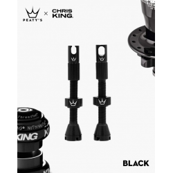 Вело вентил Peaty's x Chris King (MK2) Tubeless Valves - 42mm / Black