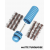 Вело комплект за лепенки на гуми Peaty's Holeshot Tubeless Puncture Plugger Kit Matte Turquoise thumb