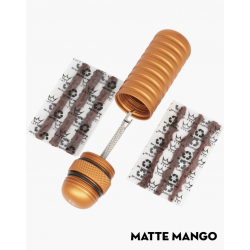 Вело комплект за лепенки на гуми Peaty's Holeshot Tubeless Puncture Plugger Kit Matte Mango