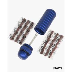 Вело комплект за лепенки на гуми Peaty's Holeshot Tubeless Puncture Plugger Kit Navy