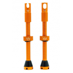 Вело вентил Peaty's x Chris King (MK2) Tubeless Valves - 60mm / Mango Вело вентил Peaty's x Chris King (MK2) Tubeless Valves - 60mm / Mango
