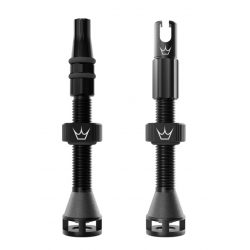 Вело вентил Peaty's Holeshot Fast Flow Tubeless Valves - 42mm / Black