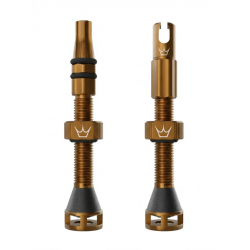 Вело вентил Peaty's Holeshot Fast Flow Tubeless Valves - 42mm / Bourbon