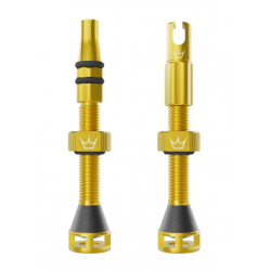 Вело вентил Peaty's Holeshot Fast Flow Tubeless Valves - 42mm / Gold